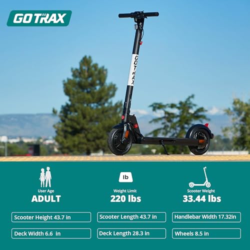 Electric Scooter with 8.5" Tire, Cruise Control Foldable H7444