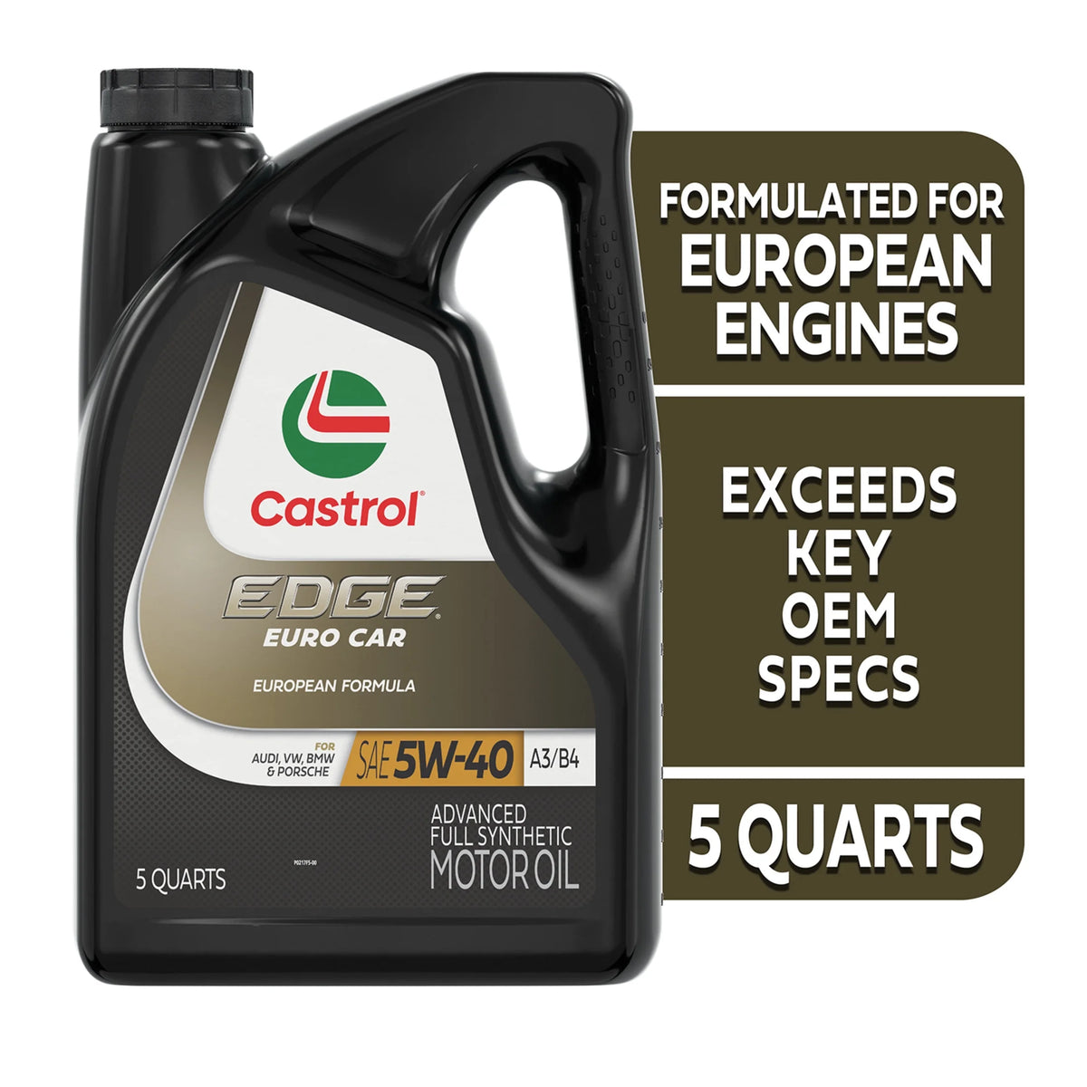 5W-40 Full Synthetic Motor Oil, 5 Quarts M6704