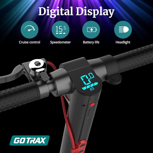 Electric Scooter with 8.5" Tire, Cruise Control Foldable H7444