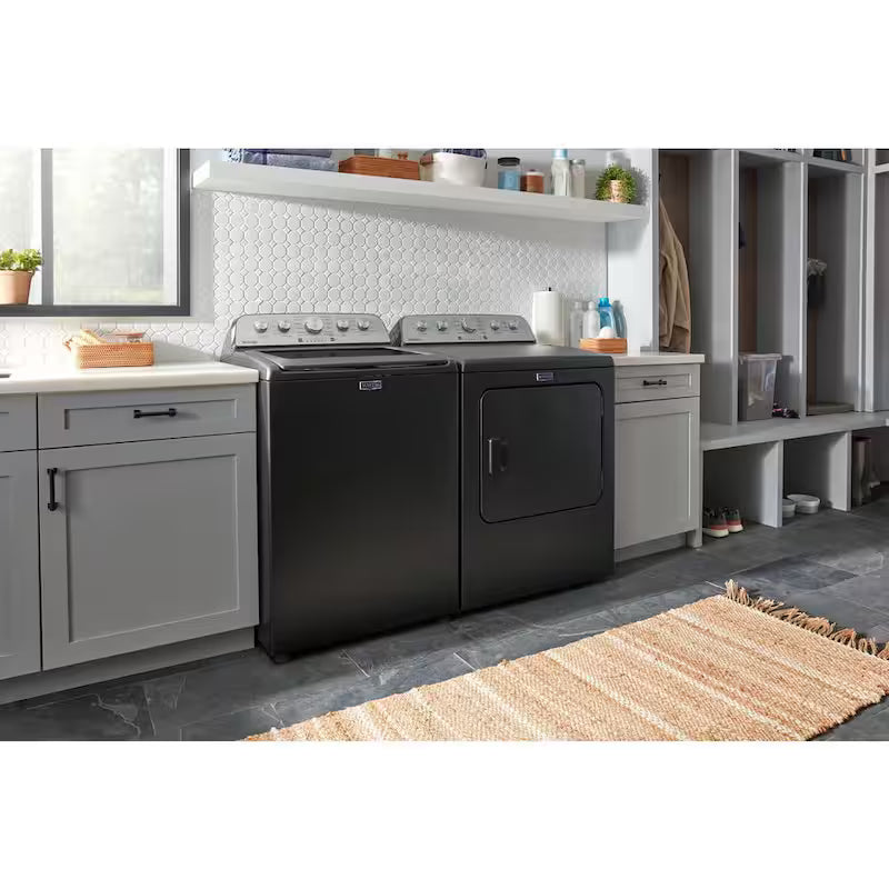 7.0 cu. ft. Vented Front Load Gas Dryer in Volcano Black S981787