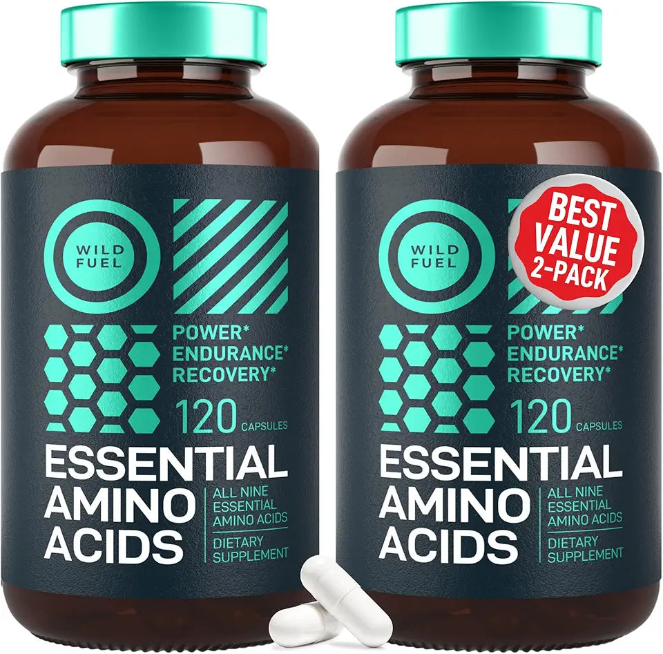 Essential Amino Acids Supplement 2 Pack 240 Vegan Capsules A9243