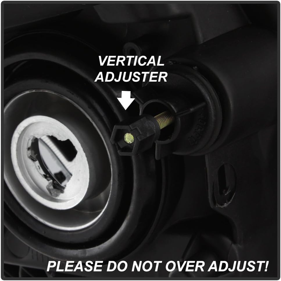 Black Halogen Headlights Driver + Passenger Side I27605