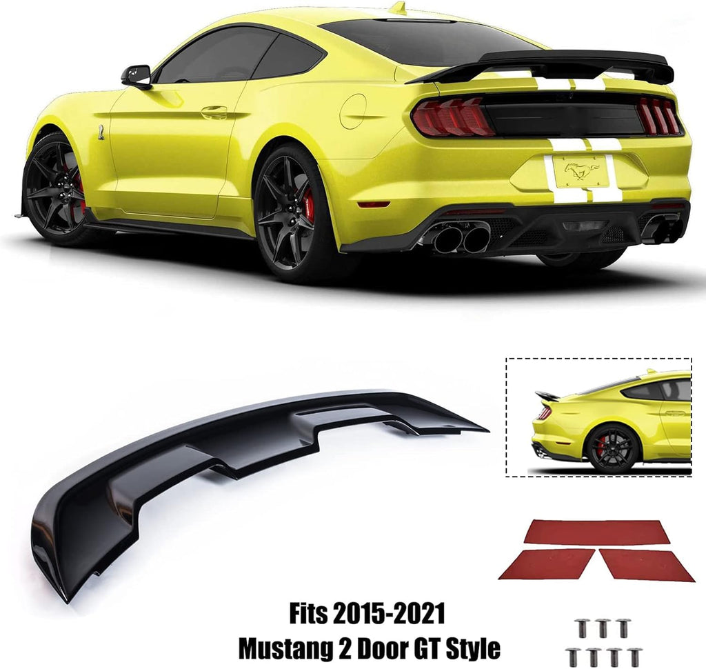 Glossy Black Rear Trunk Spoiler Wing R1205