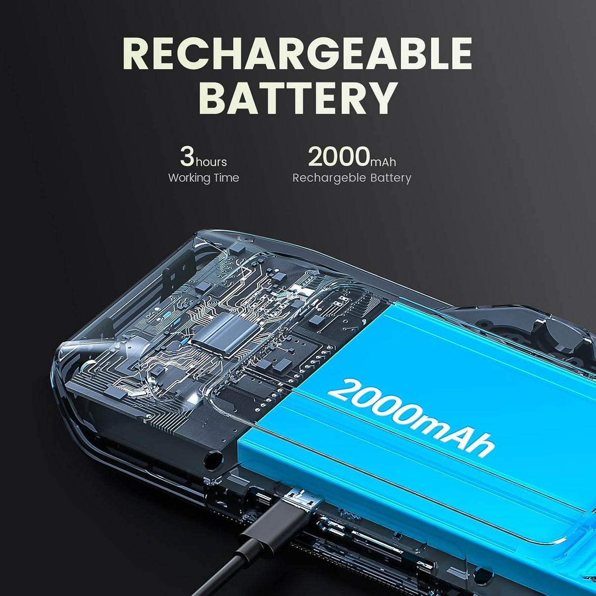 1080P HD Borescope Inspection Camera with 6 LED Lights and 16.4ft Semi-Rigid Gooseneck I6043