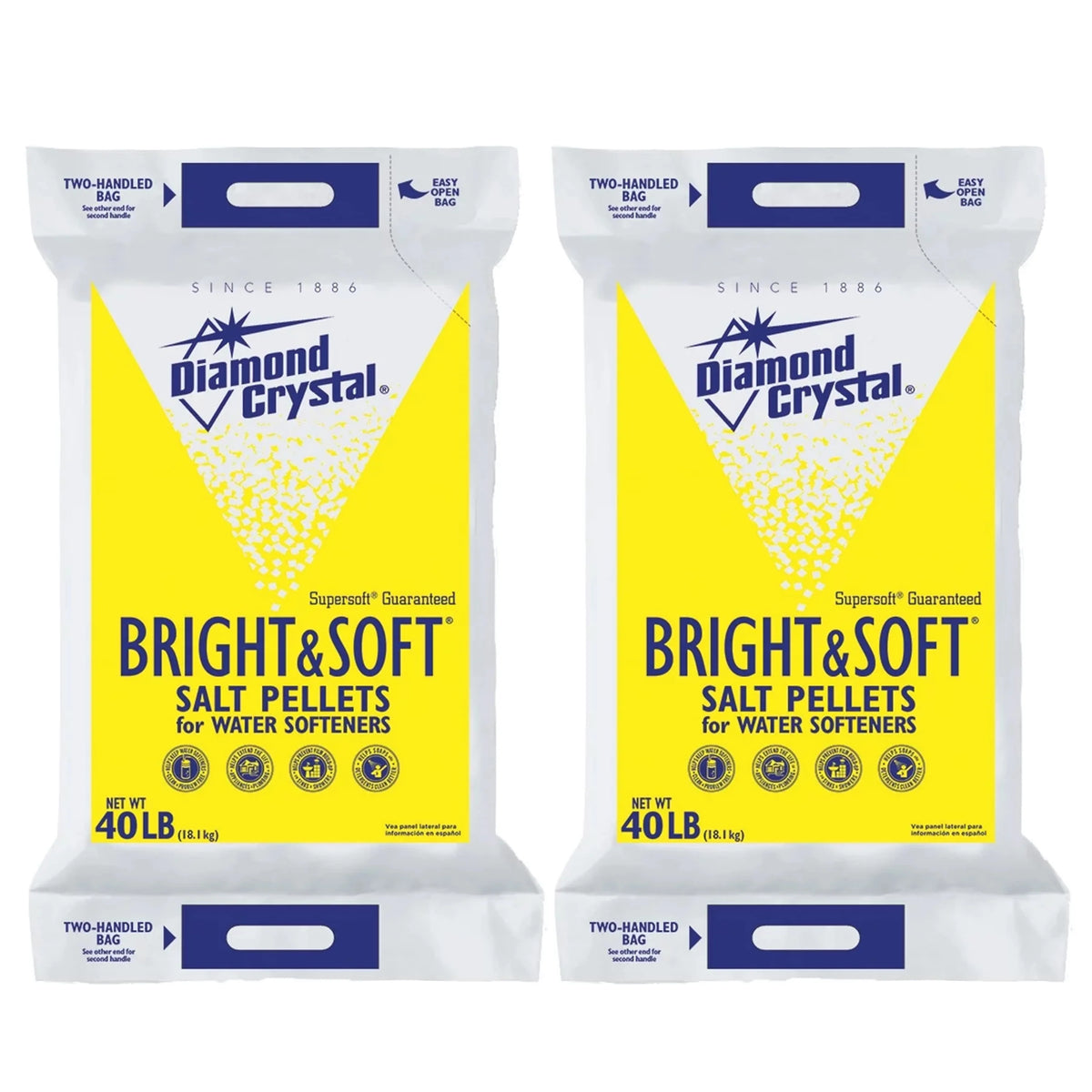 40 lb. Bag-2-Pack Water Softener Salt Pellets P479