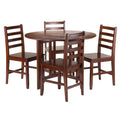 5 Pc Walnut Drop Leaf Dining Set S36192