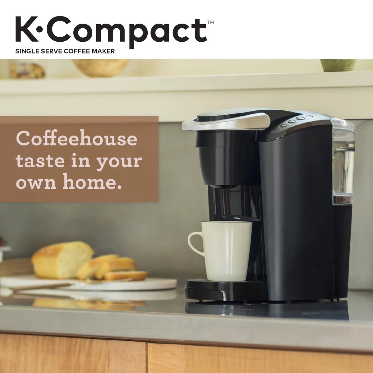 Black Single-Serve K-Cup Pod Coffee Maker O671
