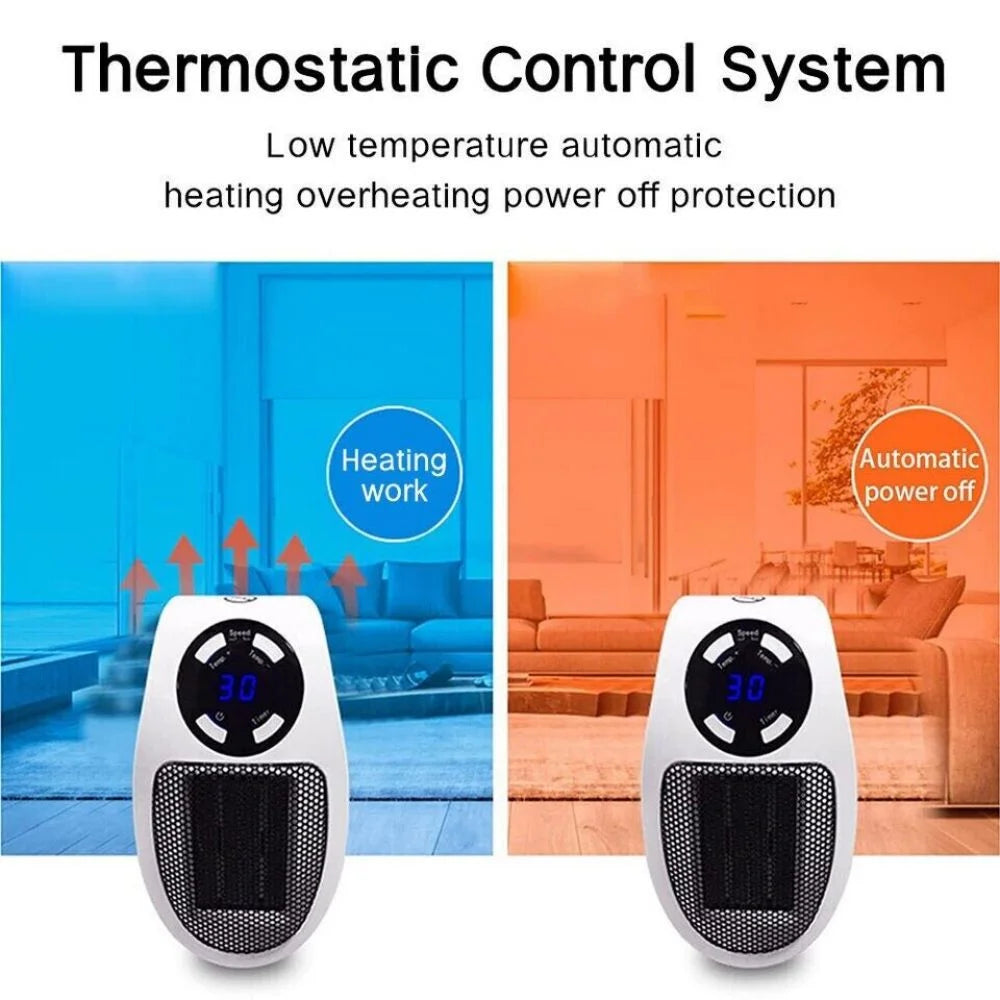Plug in Wall Space Heater with Digital Timer S9053