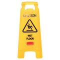 Yellow Caution Wet Floor Safety Sign H826