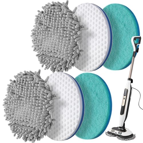 6 Packs Steam Mop Pads Replacement Washable Pad K963