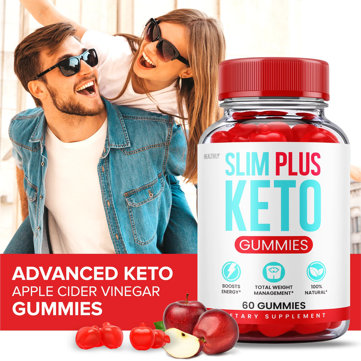 Keto Gummies with Apple Cider Vinegar 60 Gummies H810399