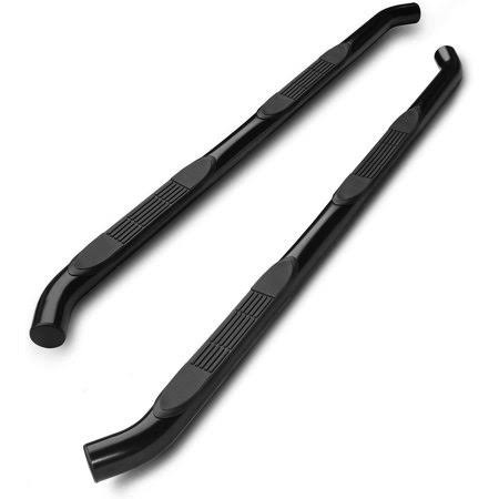 Black 3 inch Side Steps for Toyota Tacoma Double Cab B8440