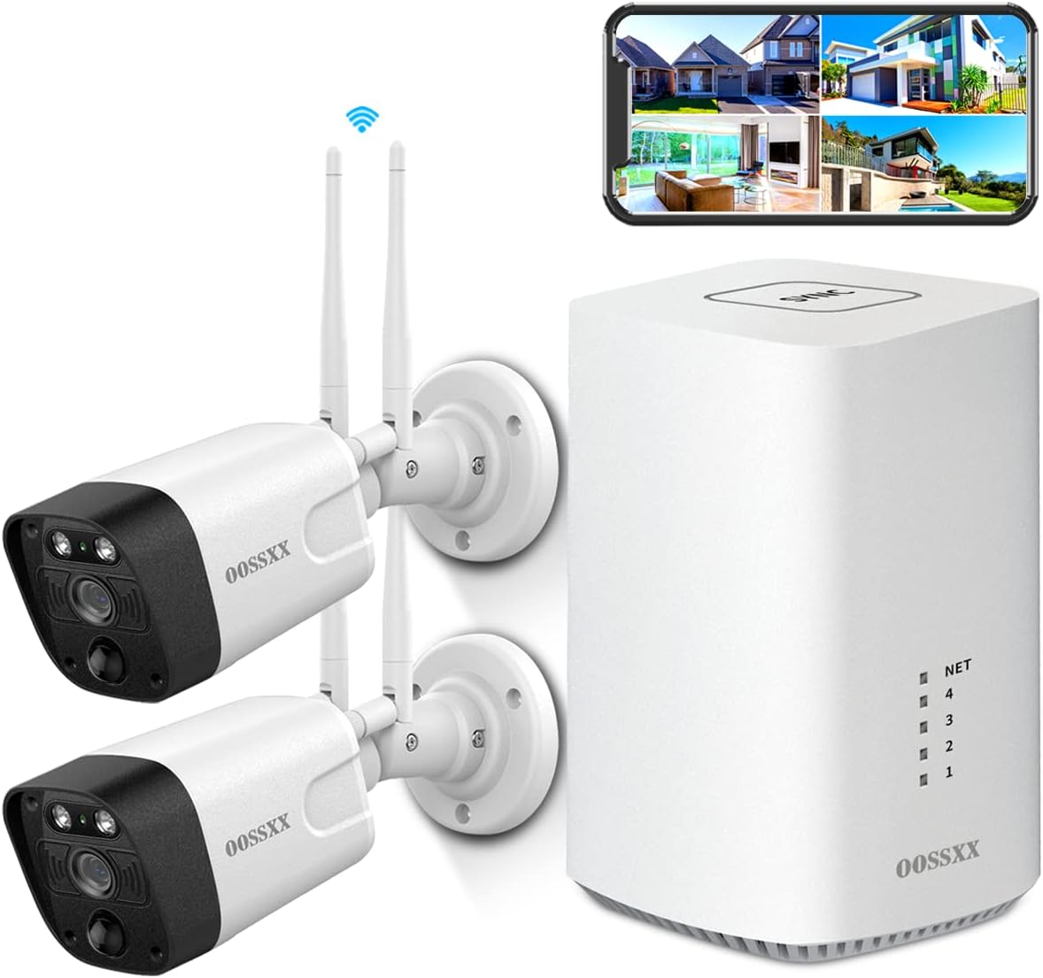3K 5.0MP Wireless Security Camera System L1675