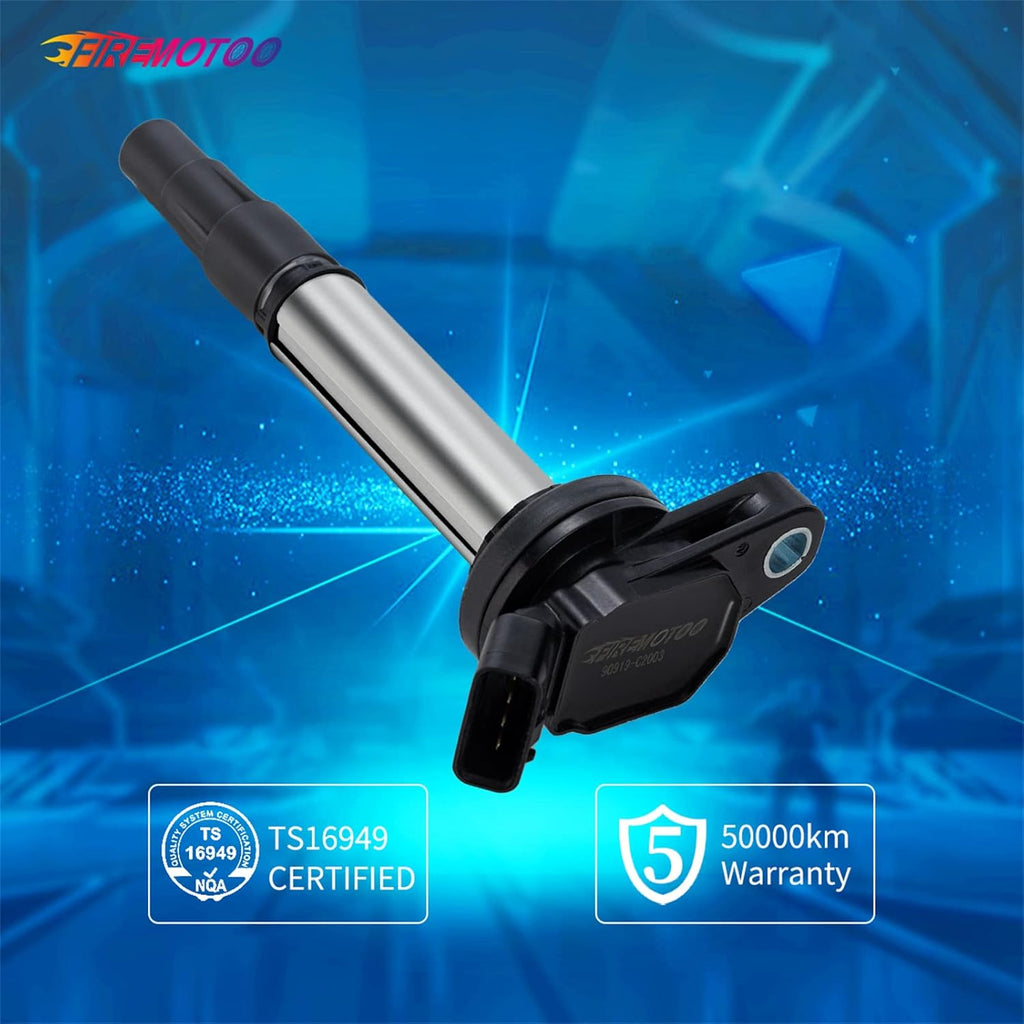 Pack of 4 Ignition Coil Pack Compatible with Corolla 1.8L 2.4L L4 C296