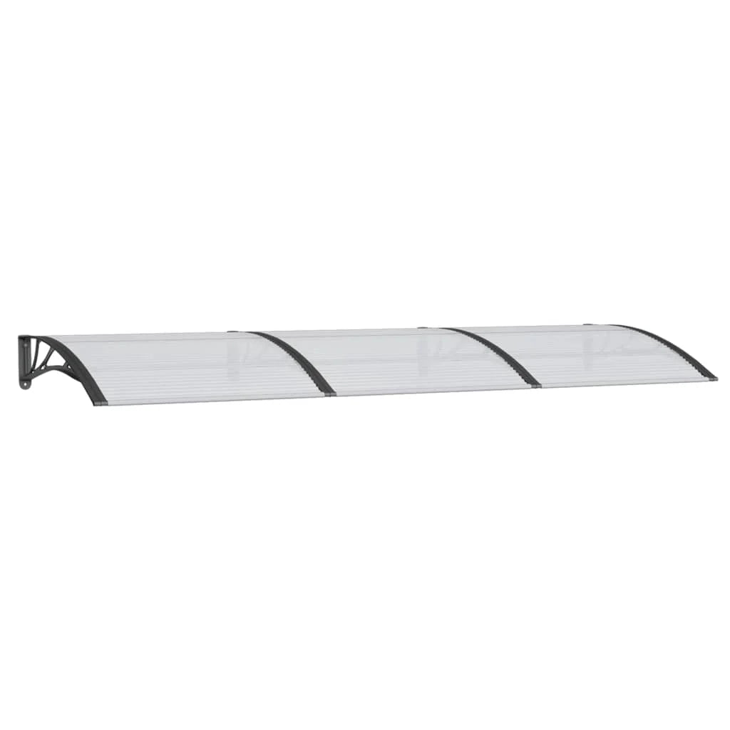 Black Polycarbonate Door Canopy O5690