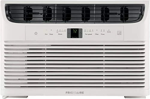 5,000 BTU Window-Mounted Air Conditioner with Remote Control, White Y658028