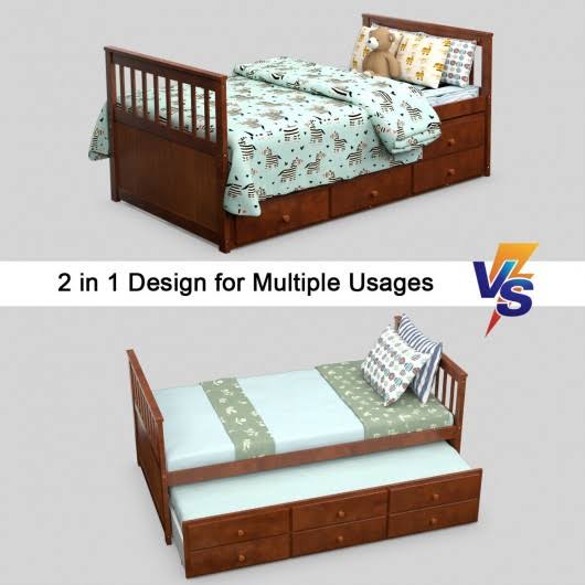 Twin Captain's Bunk Bed L26046