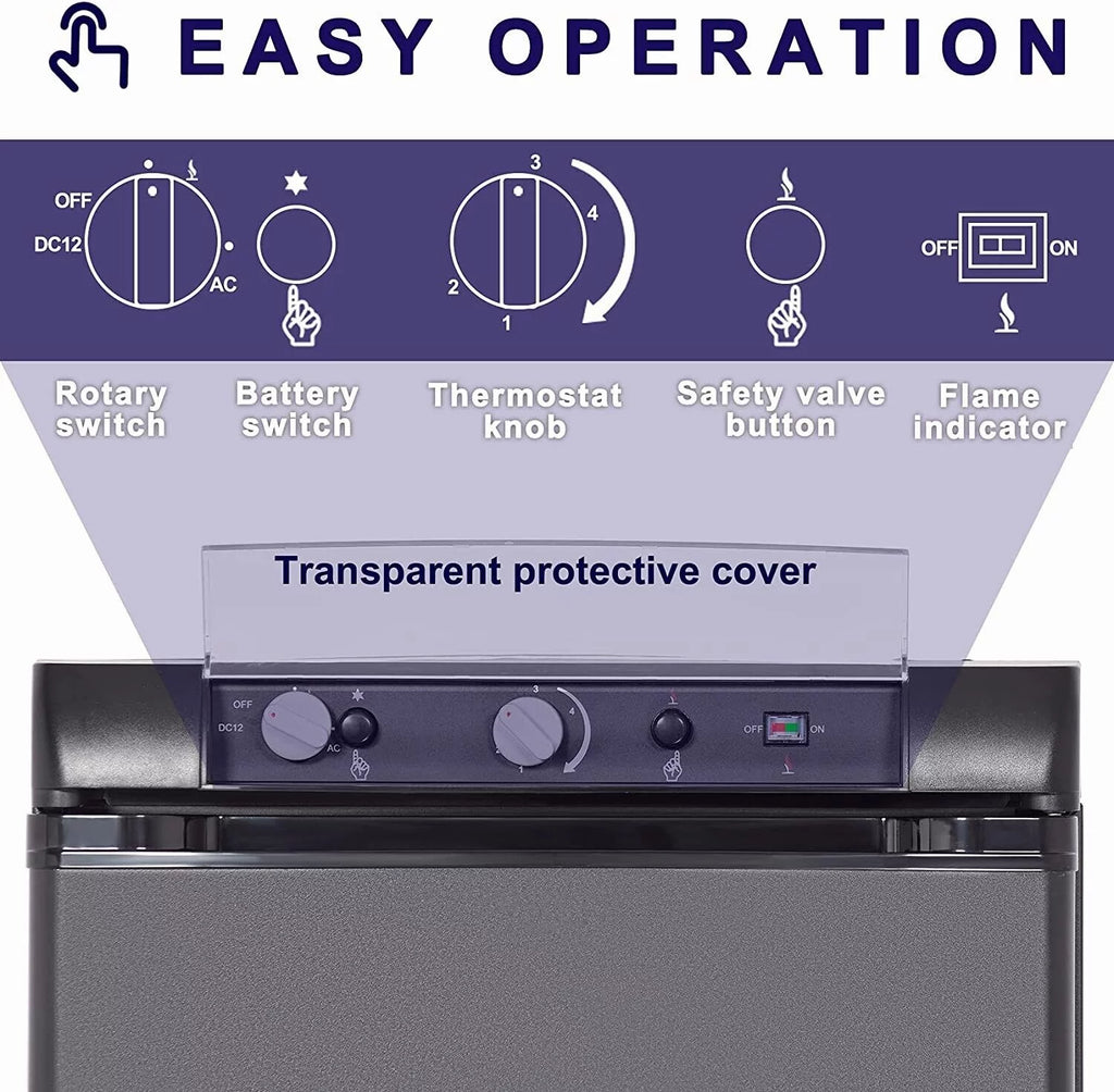 2.1 Cu ft Gas Portable Refrigerator W431