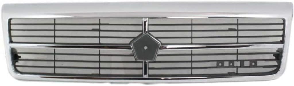 Chrome Shell Grille Assembly with Painted Black Insert K551