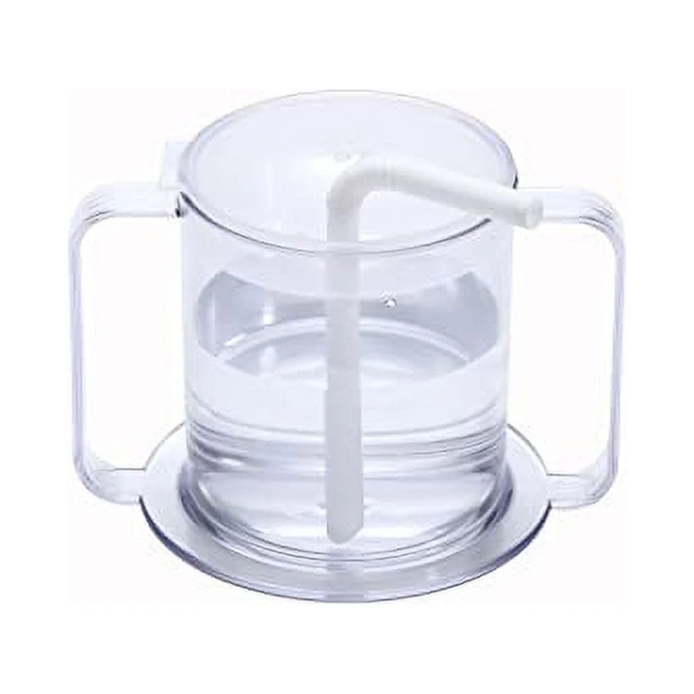 2-Pack Plastic Mug with 2 Lids U6297