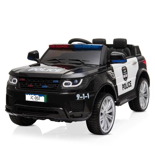 12V Kids Police Ride on Car Electric Cars 2.4G Remote Control LED Flashing Light Y4102
