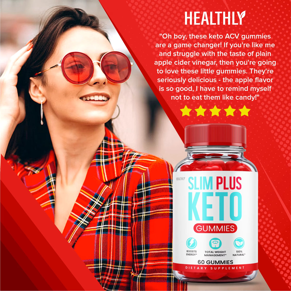 Keto Gummies with Apple Cider Vinegar 60 Gummies H810399
