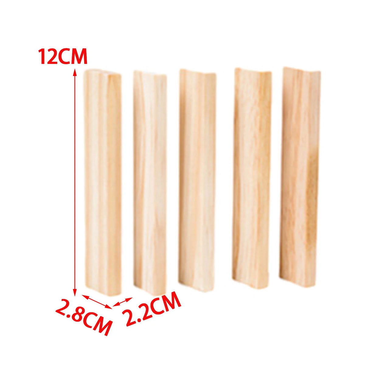 100 Pieces Wooden Blocks Stacking Game Building Kits Board Games W4936