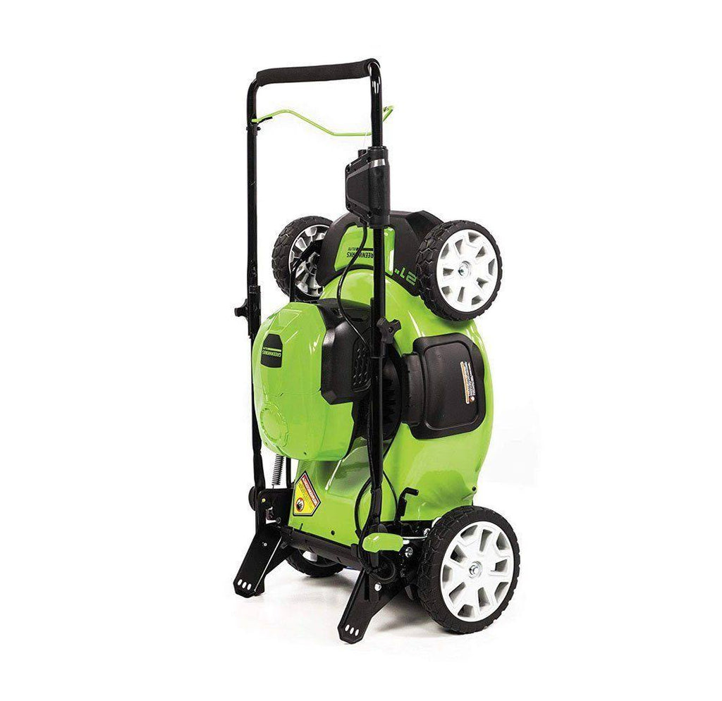 21-Inch 40V Brushless Push Mower with 6Ah Battery and Charger J733