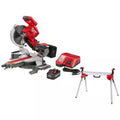 18V Lithium-Ion Brushless Cordless 10 in. Dual Bevel Sliding Compound Miter Saw Kit G682106