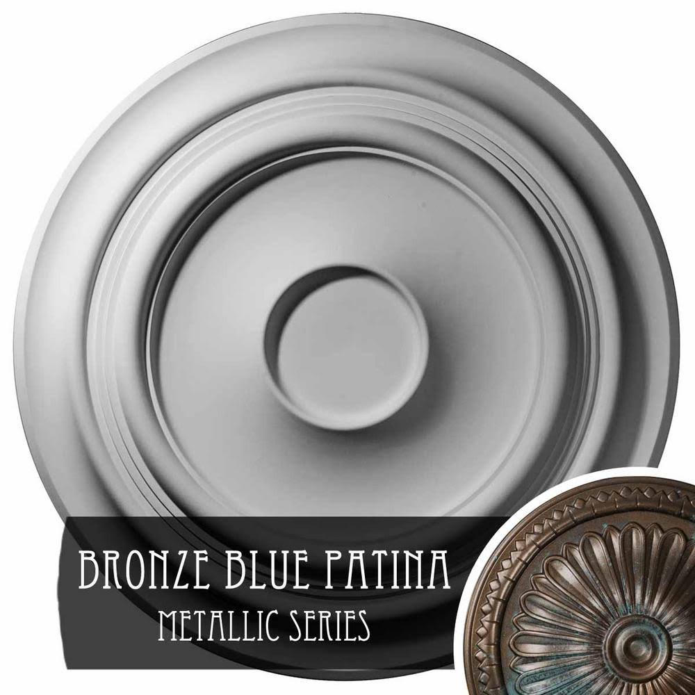 Bronze Blue Patina Ceiling Medallion X56820