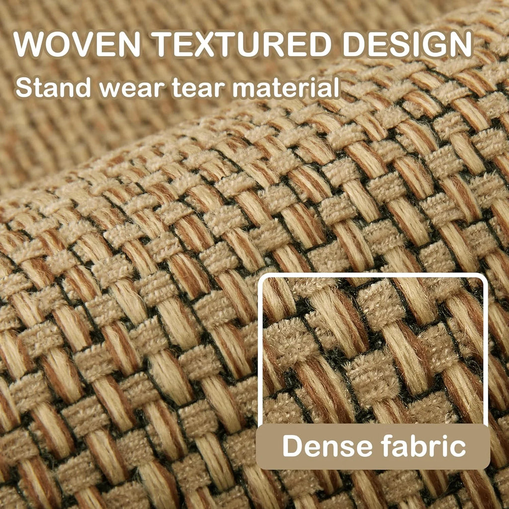 Beige Cushioned Anti-Fatigue Kitchen Mats 2PCS 17.3"x28" 17.3"x47" G96855