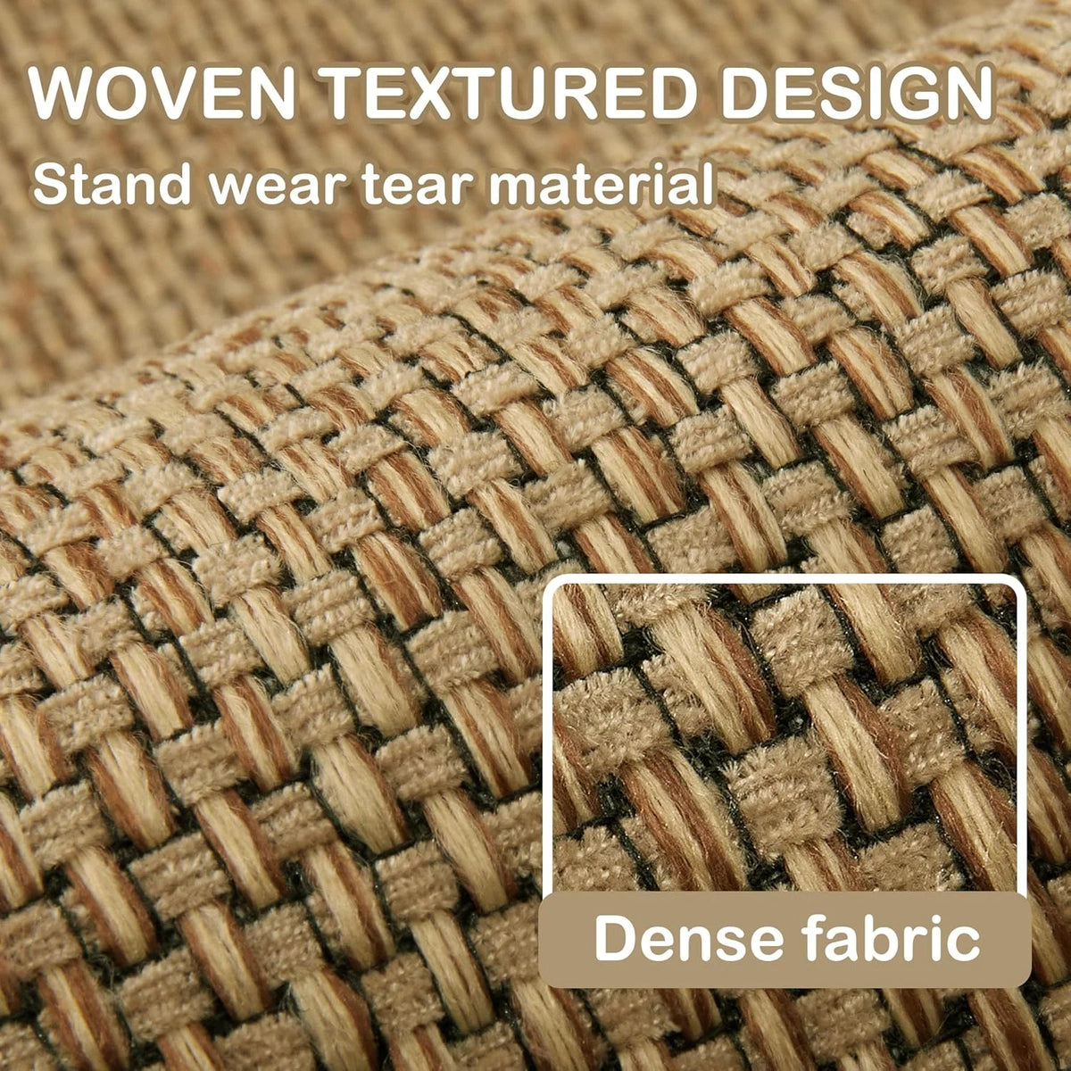 Beige Cushioned Anti-Fatigue Kitchen Mats 2PCS 17.3"x28" 17.3"x47" G96855