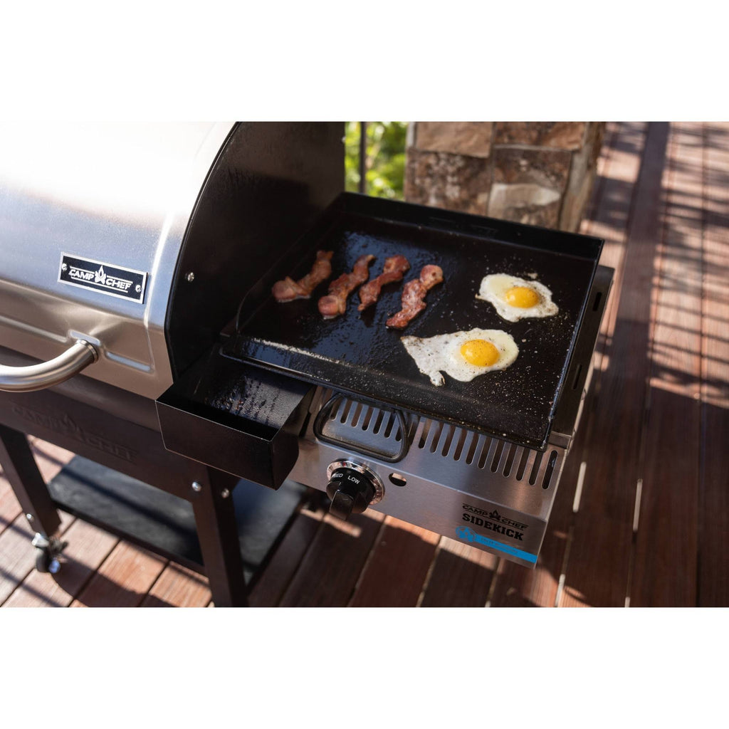 Pellet Grill with Sidekick Stove Griddle Accessory X8968