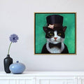 Gold Framed Canvas Print S9187