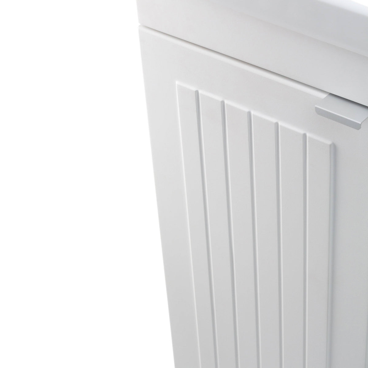 24 inch Laundry Cabinet with Faucet and ABS Sink (Pure White) X735010