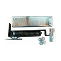 Satin Chrome Double Action Floor Mount A790