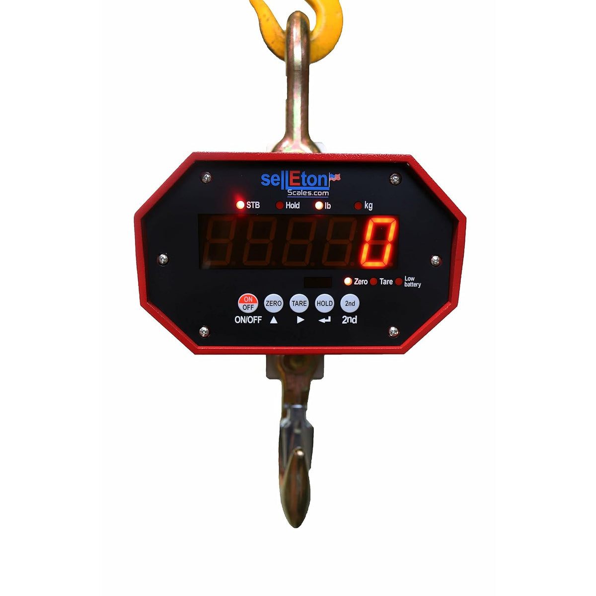 Heavy Duty Industrial Crane Scale, 6000 lbs x 1 lb Y752