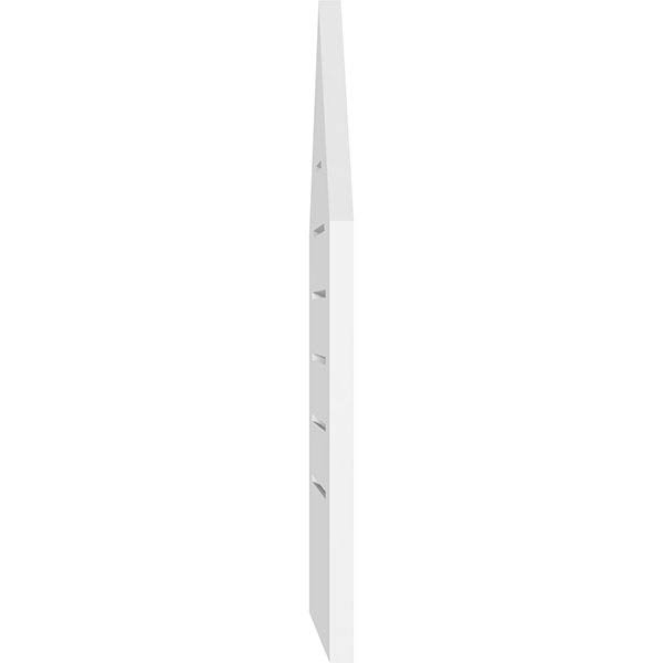 Peaked Top Surface Mount PVC Gable Vent P397