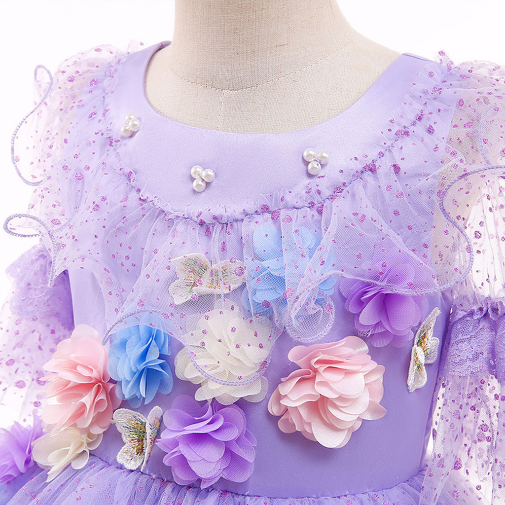 Girls Cosplay Princess Dress With Headband R3409