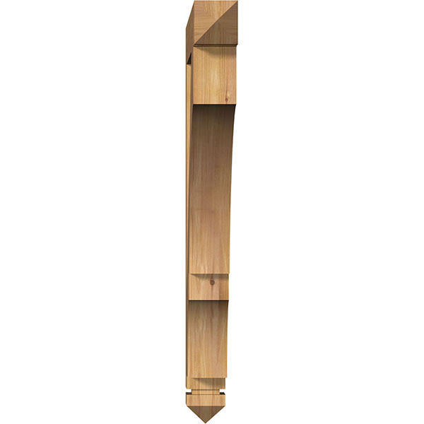 3 1/2x22W x 30x22D x 36x22H Western Red Cedar Bracket S5175