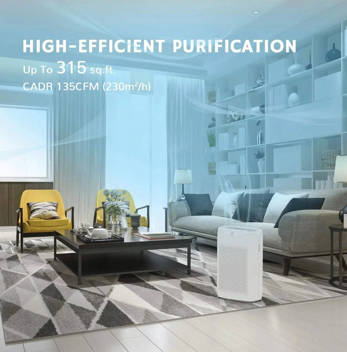 White Floor Air Purifier C60211