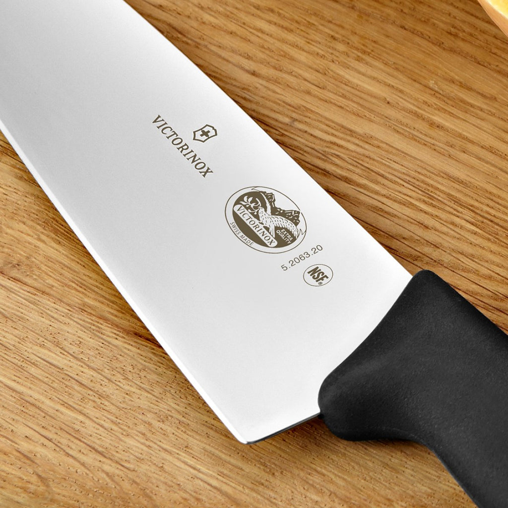 Black 8 in Straight Chef's Knife Q7208