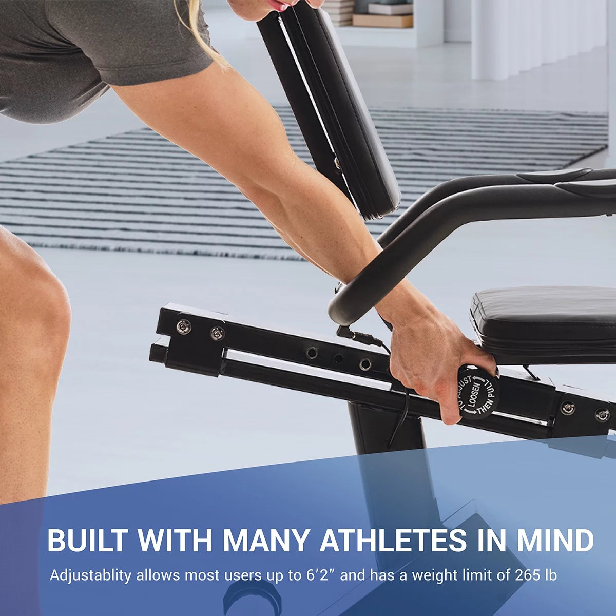 Recumbent Bike with 24 Magnetic Resistance Levels K83381