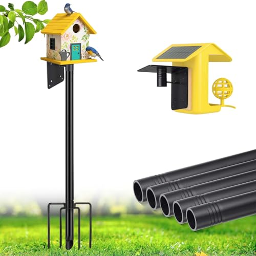 103" Extra Tall Bird Feeder Pole with Anti-Tip Stakes V9564