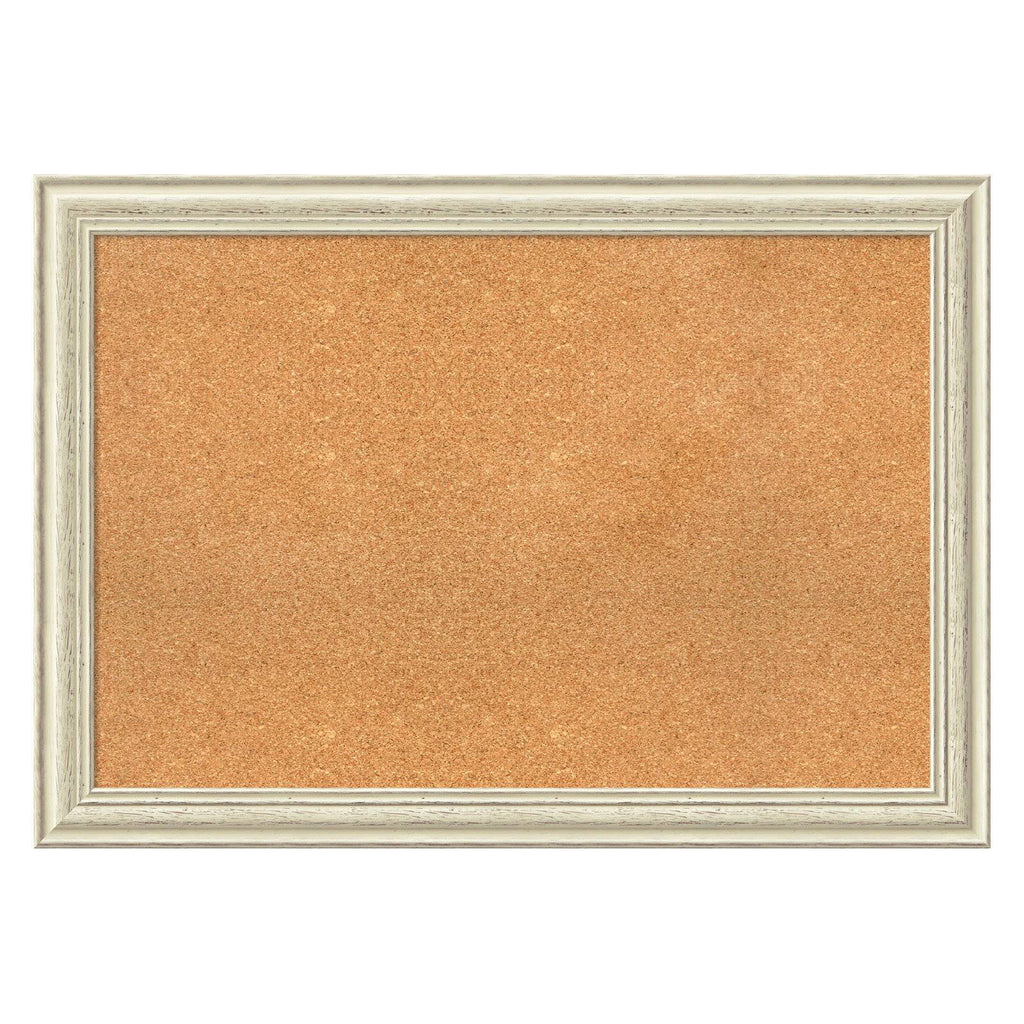 Country Whitewash Framed Cork Board H260284