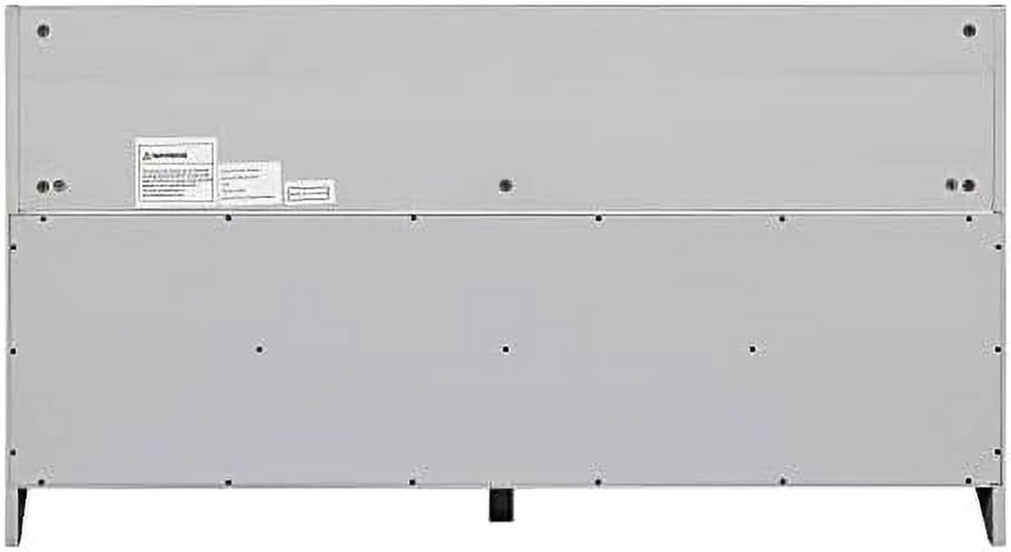 48" Entry Bench with Removable Cushion and 4 Drawers White J869578