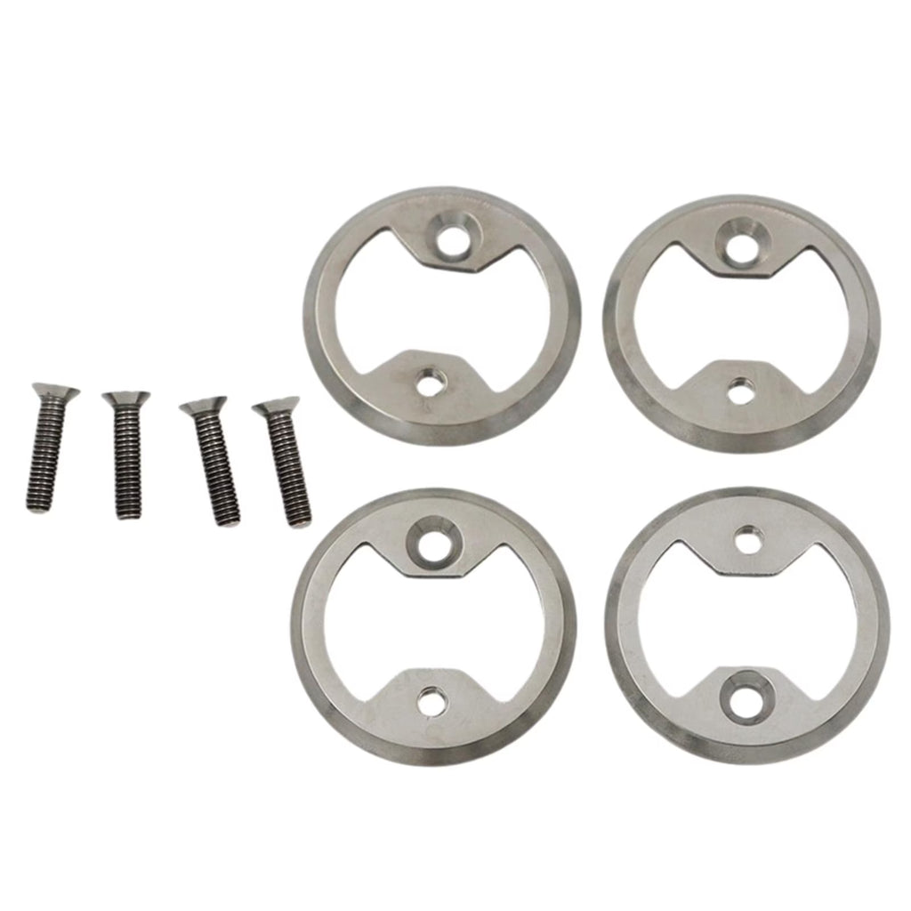 4x Bike Pedal Plate Bow Repair Parts with Screws Z496347