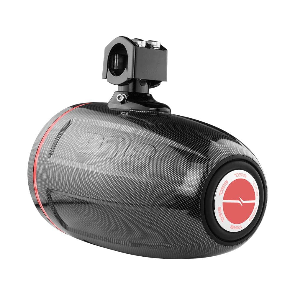 Black Carbon 8" 2-Way Wakeboard Pod Tower Speakers with RGB Lights I726158