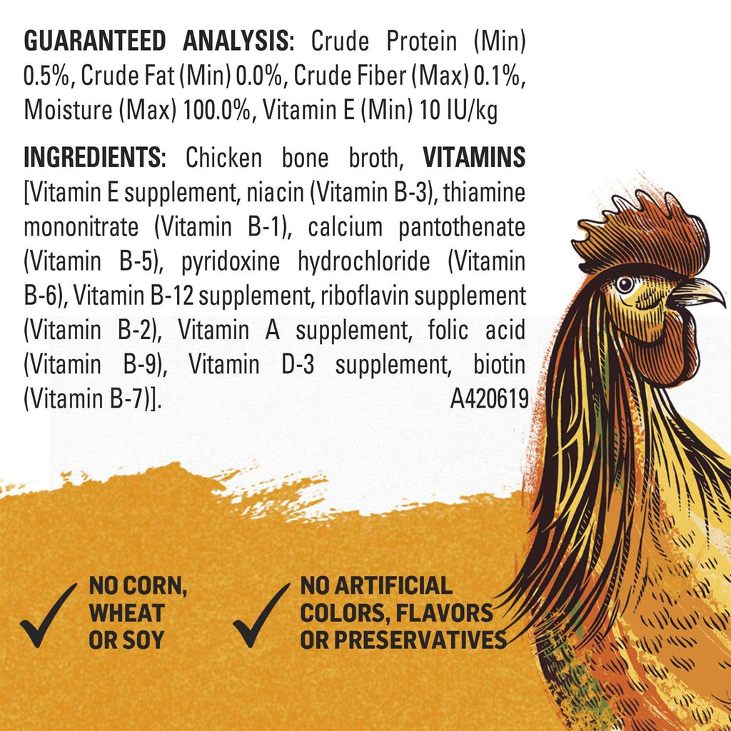 Natural Chicken Bone Broth Wet Cat Food V80013