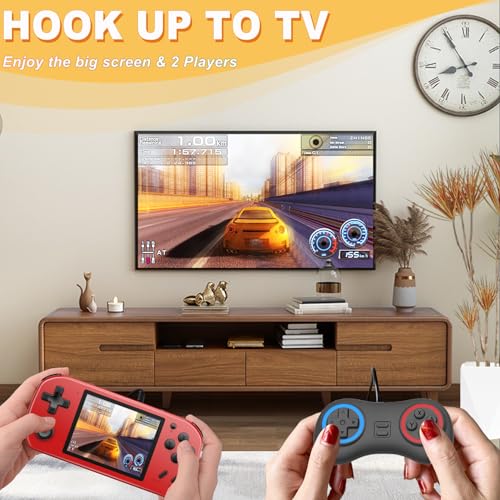 Handheld Retro Video Game System with 270 Games, Black P947880